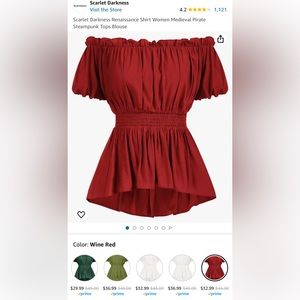 Scarlet Darkness - Amazon blouse.
